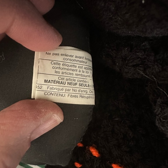 Vintage 1994 Tilda Witch Old Lady Crochet Orange Black Halloween - Picture 15 of 16